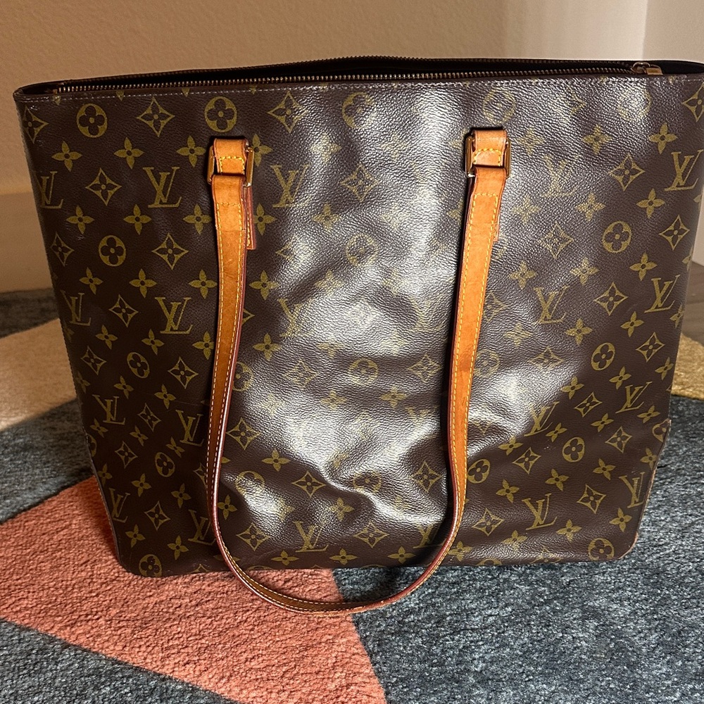 Louis Vuitton Brown Monogram Shoulder Bag Mezzo